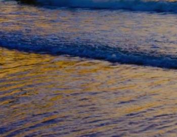 waves on beach