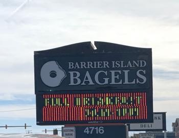 Barrier Island Bagels has a new home in the old Argyles Restaurant in Kitty Hawk.