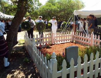 2019 Wreath laying ceremony at the Buxton British Cemetery.