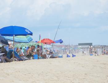 Kitty Hawk Beach on Labor Day as the summer of 2022 comes to a close.