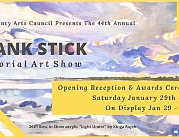 Frank Stick Memorial Art Show, DCAC Gallery, Saturday, January 29