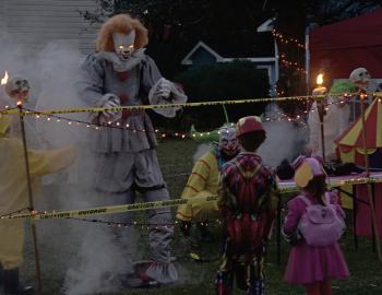 Halloween in Kill Devil Hills--a night filled with scary clowns and laughing children.