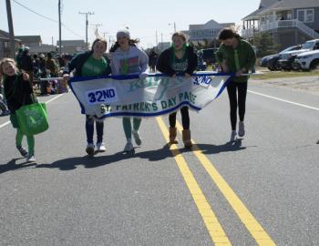 The 32nd Kelly's St. Patrick's Day Parade gets under way.