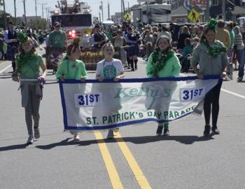 Near perfect weather greeting Kelly's 31st Annual St. Patrick's Day Parade.