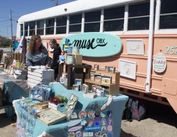 The Muse OBX bus with Ami Hill.