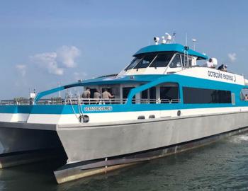 The 129 passenger Ocracoke Express is on pace for a record setting year.