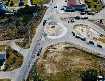 Jug Handle traffic circle at Rodanthe.