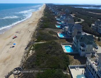 Brindley Beach Vacations, offers oceanfront rentals in Corolla.