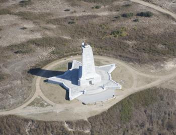 Wright Brothers Monument at the Wright Brothers Memorial part of the Outer Banks Group.