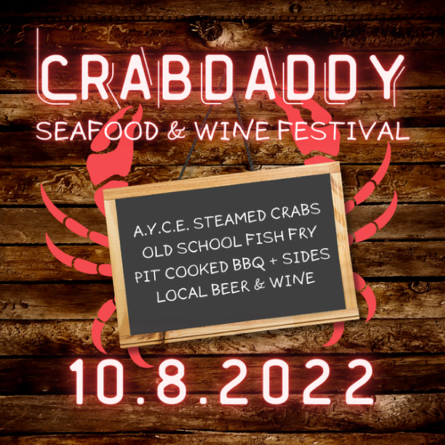 CrabDaddy crawls out of his shell once a year for a great of food, music and wine at Sanctuary Vineyards.