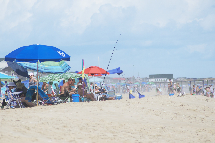 Kitty Hawk Beach on Labor Day as the summer of 2022 comes to a close.