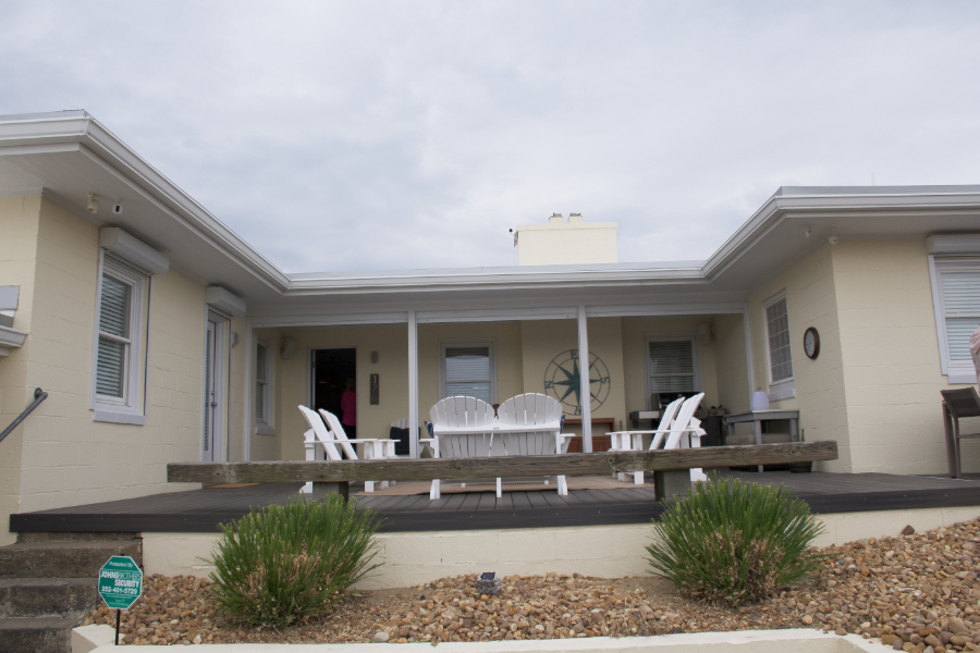 Price Cottage, a classic Southern Shores beach front flat top.