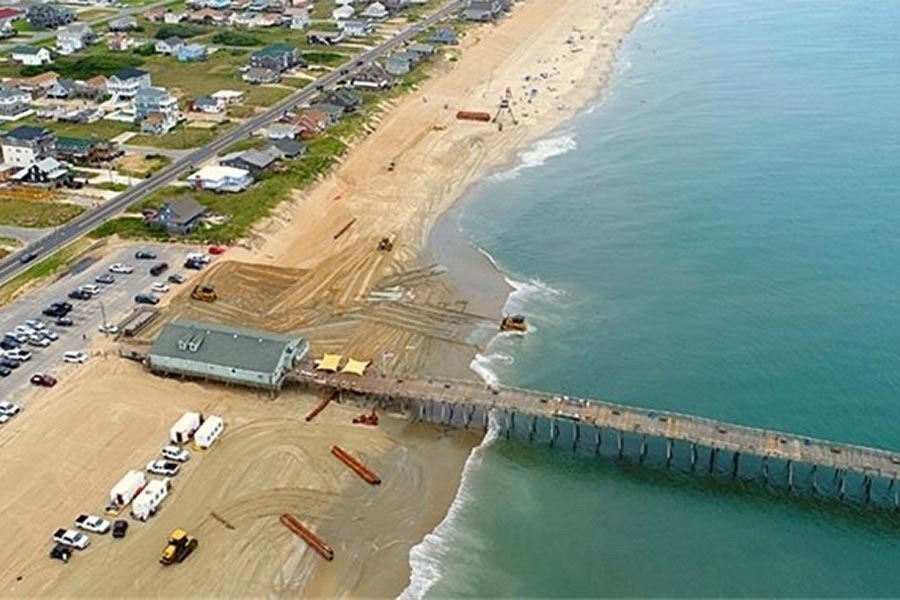 Kill Devil Hills gets ready for the second round of beach nourishment.