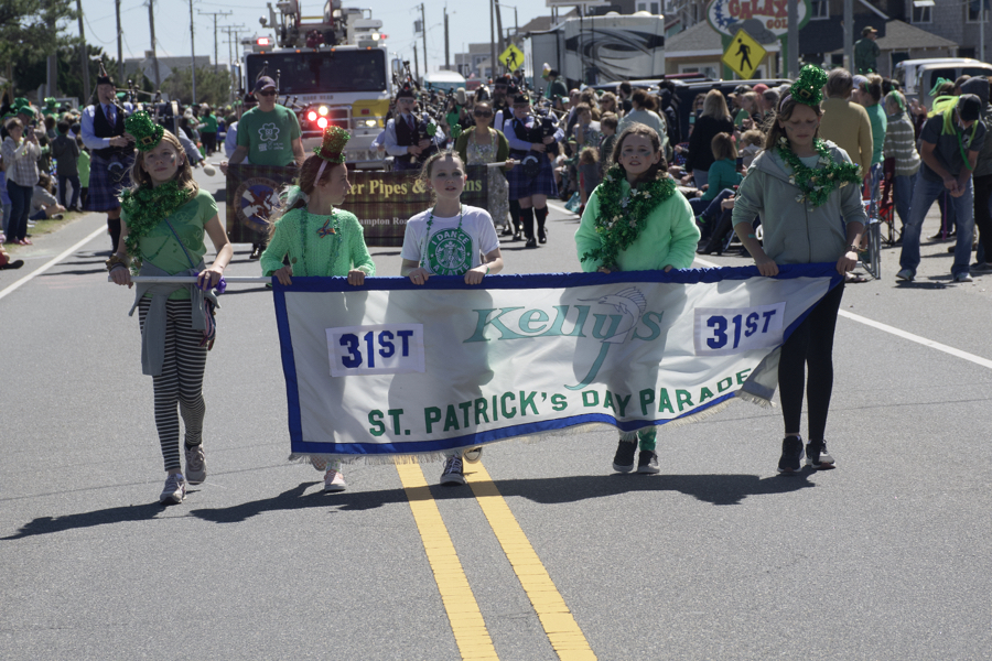Near perfect weather greeting Kelly's 31st Annual St. Patrick's Day Parade.