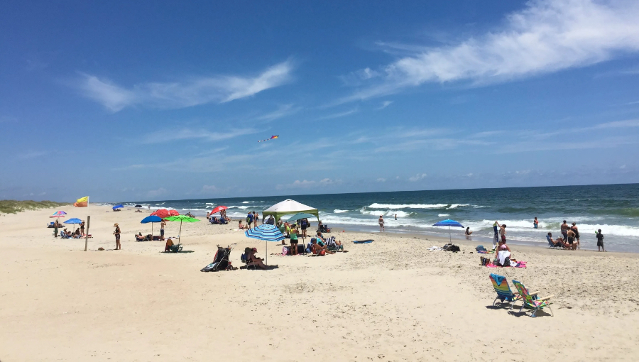 Ocracoke Lifeguarded Beach, number one for 2022 on Dr. Beach's Best Beach list.