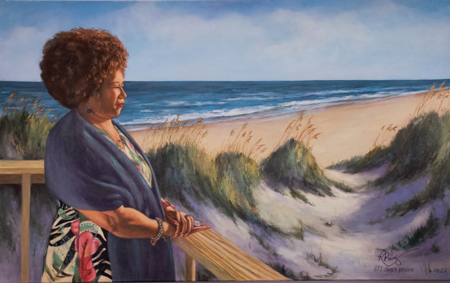 James Melvin Portrait of Ruby Bridges