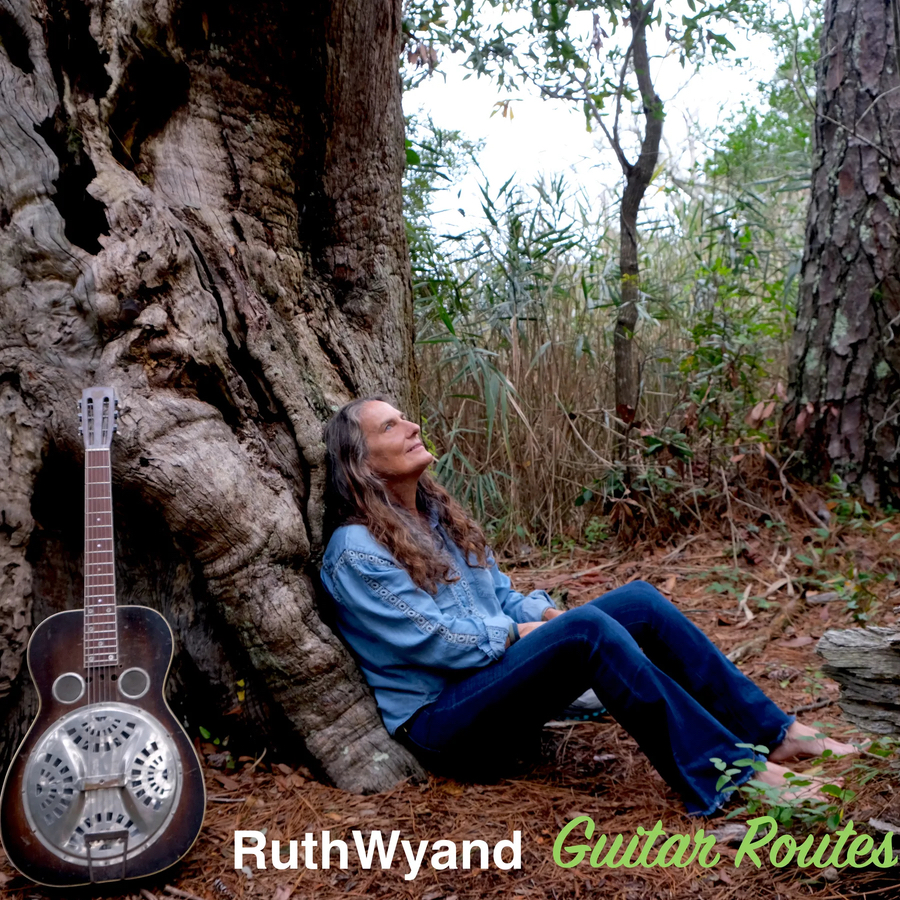 The album cover for Ruth Wyand's Guitar Routes