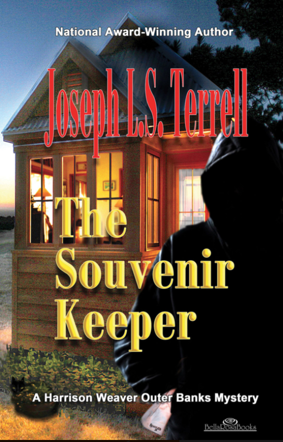 Cover of latest Harrison Weaver mystery novel, Souvenir Keeper.