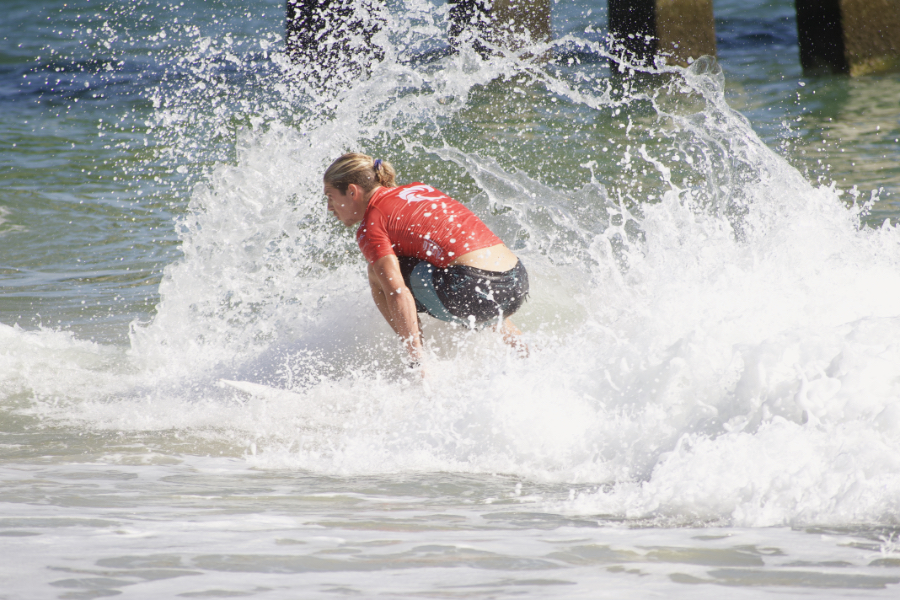 Conditions weren't ideal for the WRV OBX Pro, but the pro surfers did a lot with what they had.