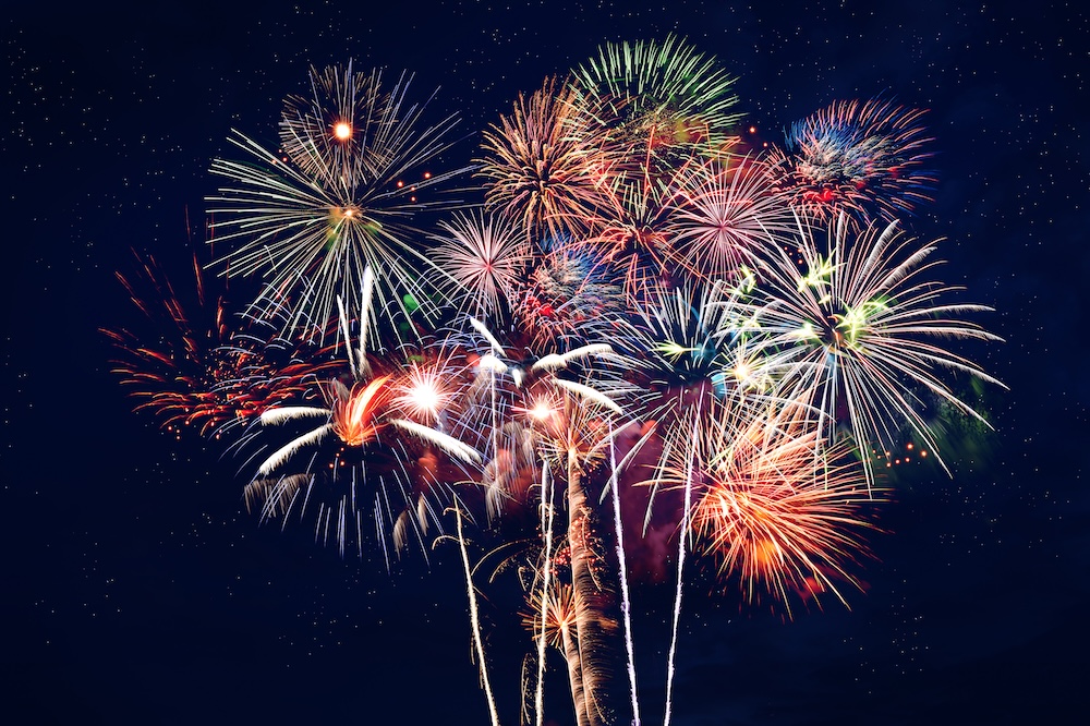 fireworks for 4th of July