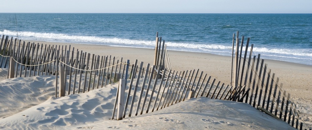 Sand dunes in the Outer Banks