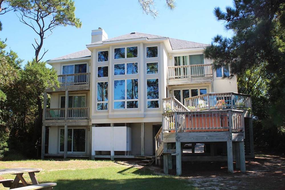 View of vacation rental in outer banks